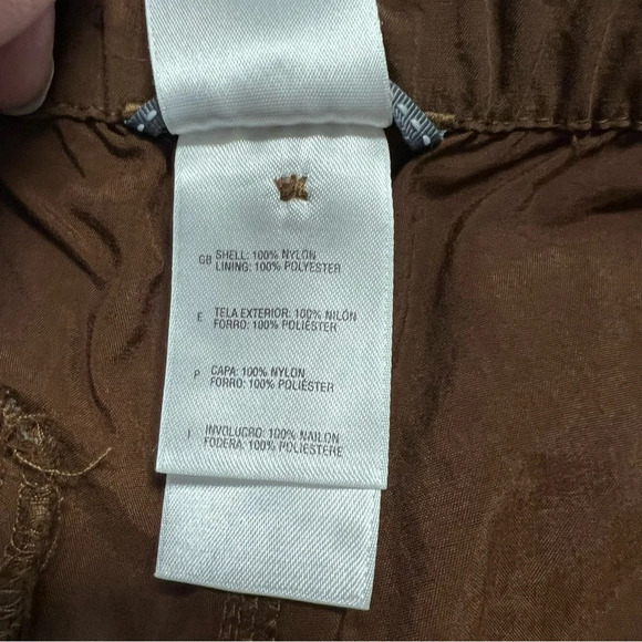 North face brown cargo Capri SZ LG - Picture 6 of 6